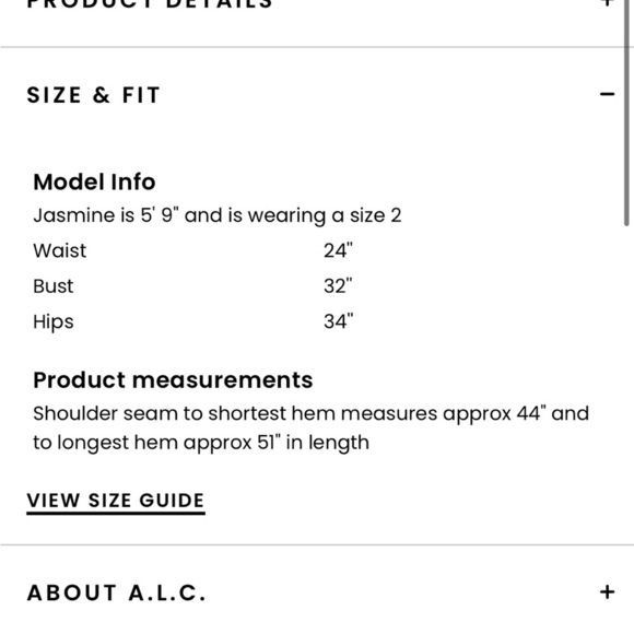 A.L.C. Renzo Black Pleated High Neck Dress - Picture 13 of 14